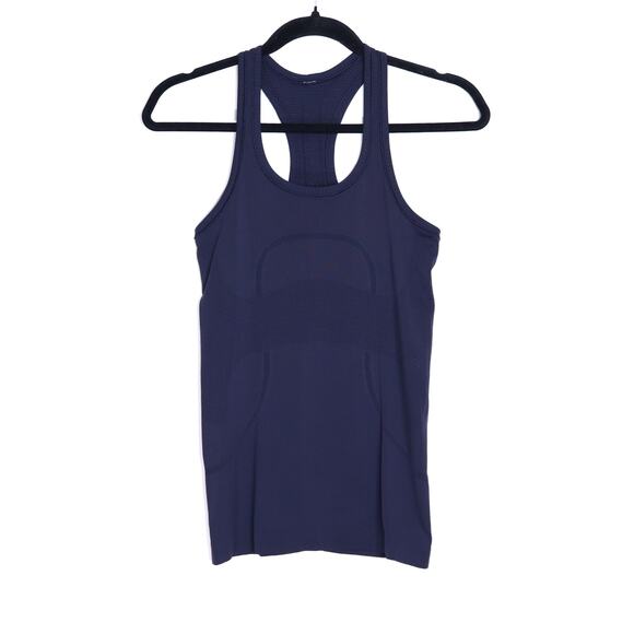 LULULEMON Swiftly Racerback Tank Midnight Navy Running Active Women's 4 - Picture 1 of 7
